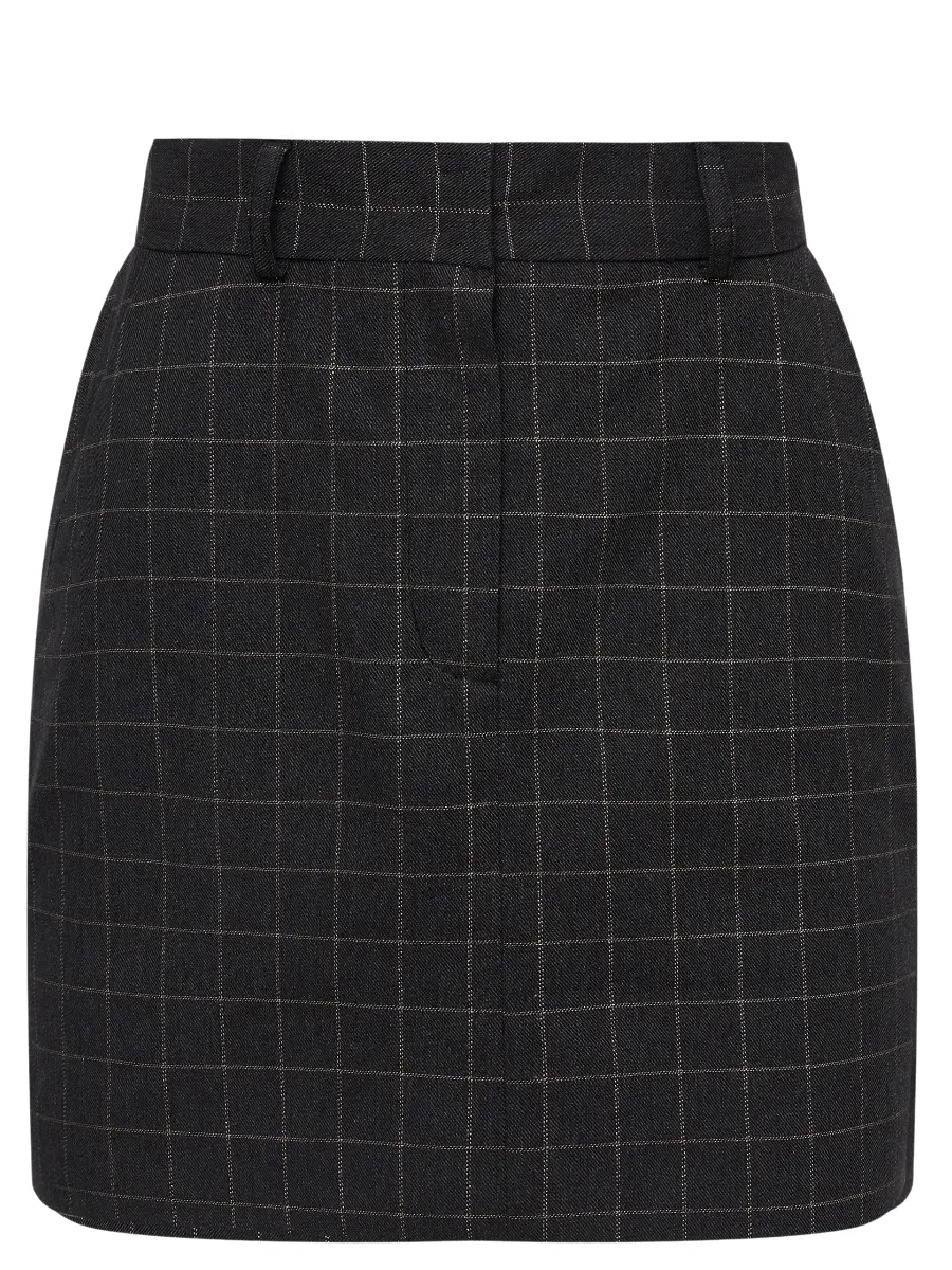 Юбка в клетку