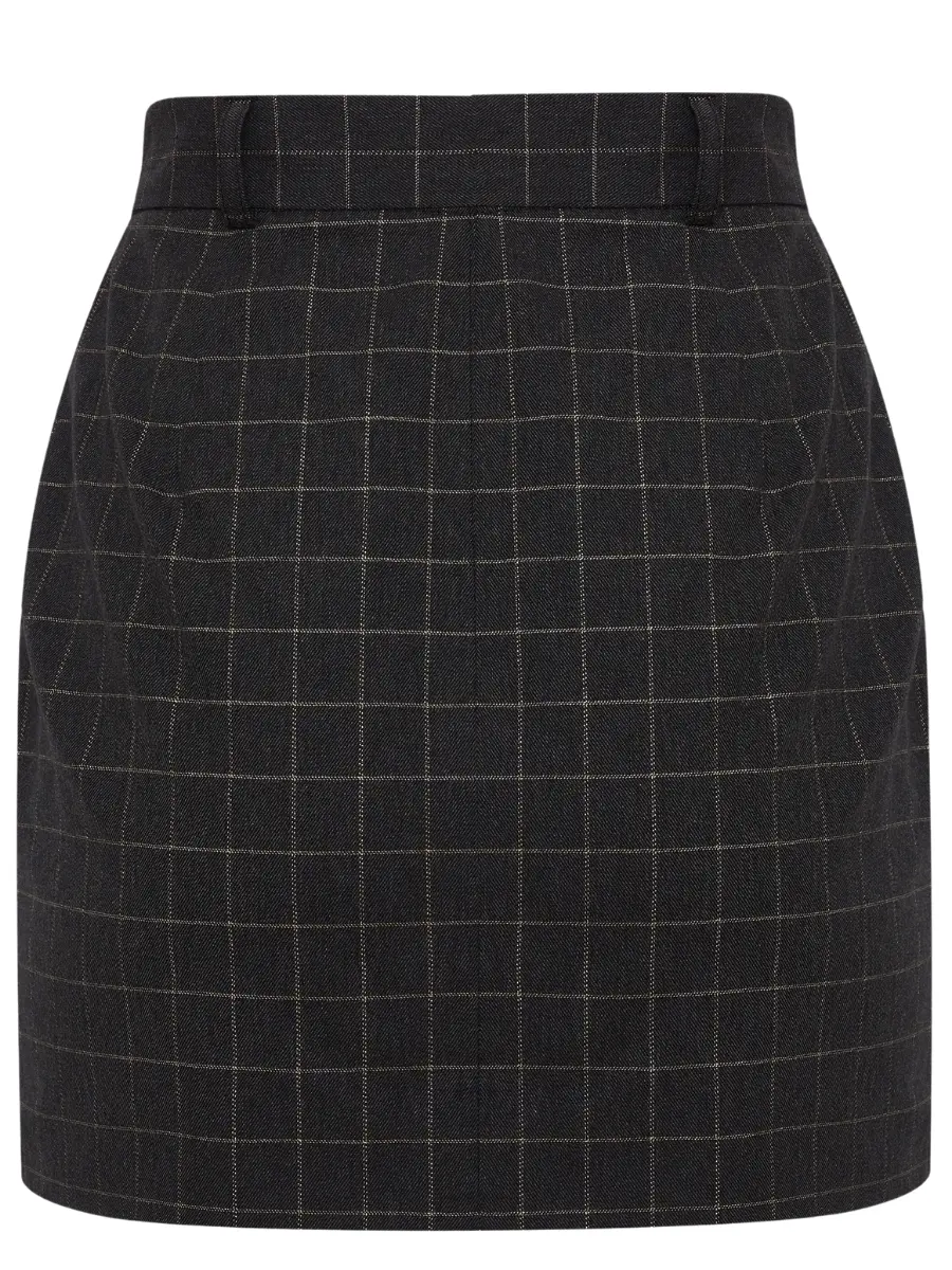 Юбка в клетку