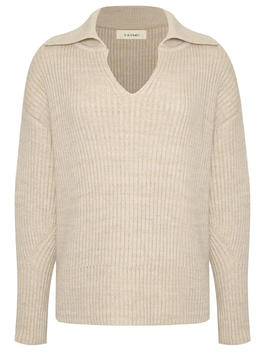 Свитер-поло из шерти мериноса