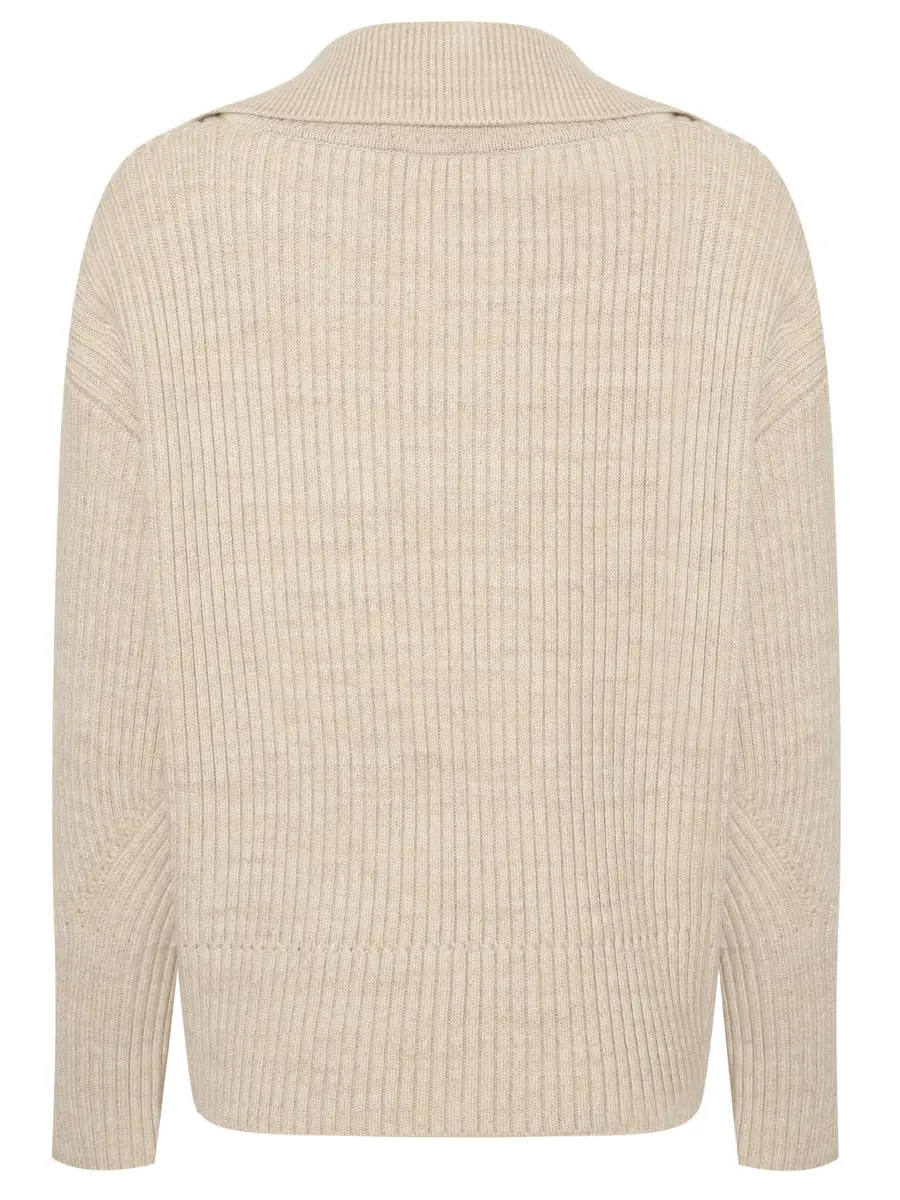 Свитер-поло из шерти мериноса