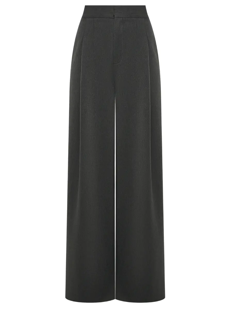 Брюки однотонные