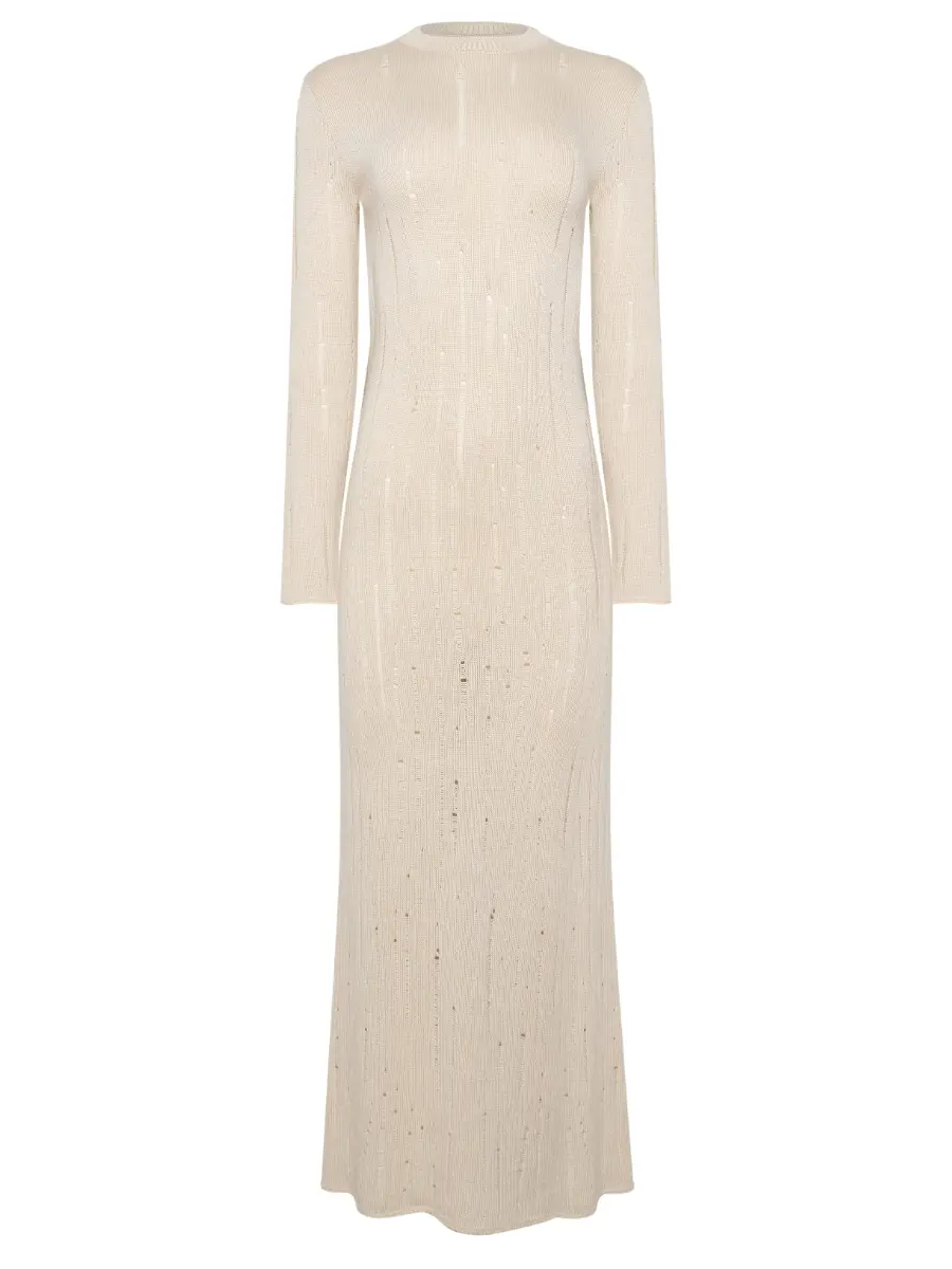 Платье однотонное