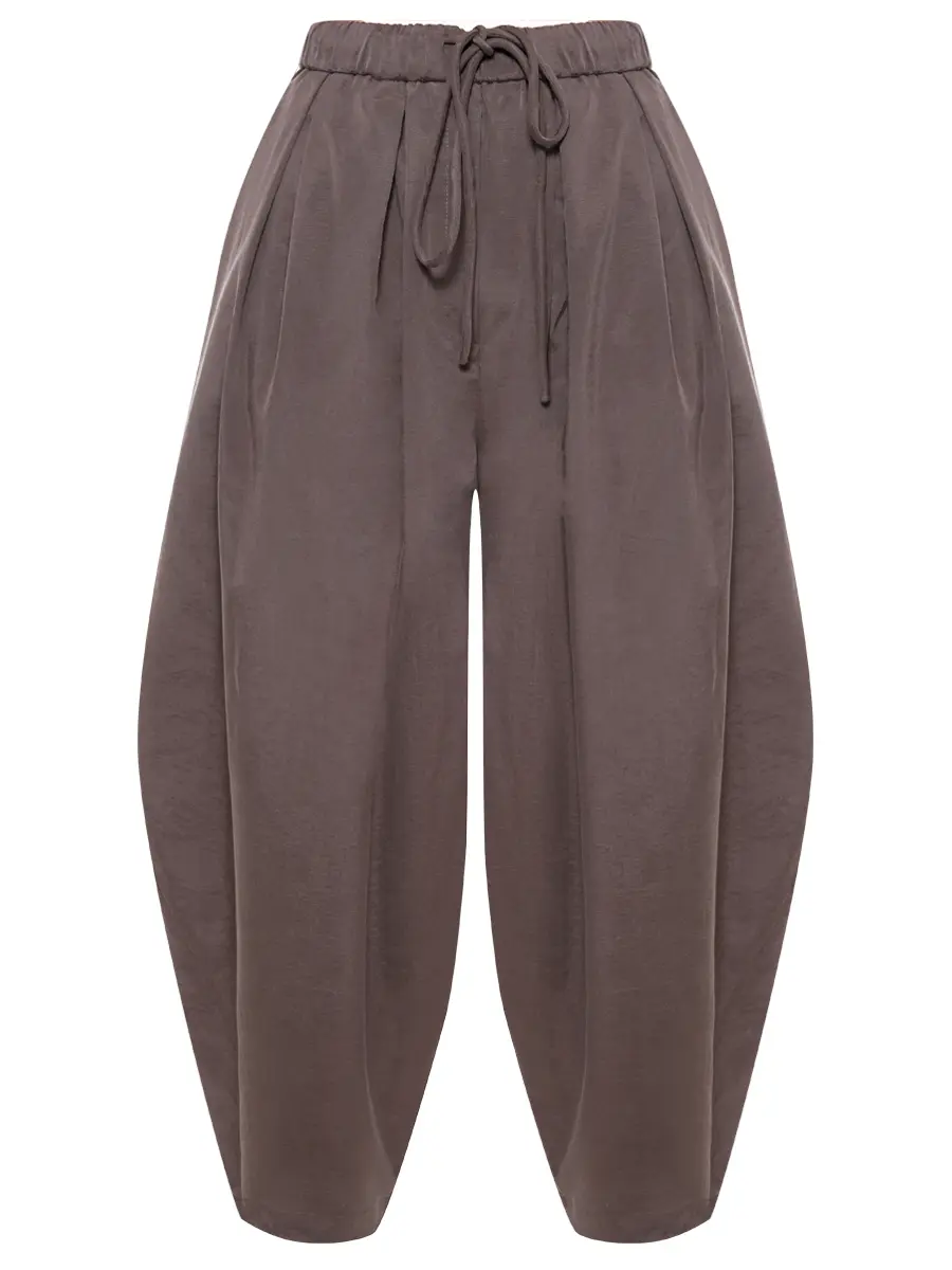 Брюки однотонные