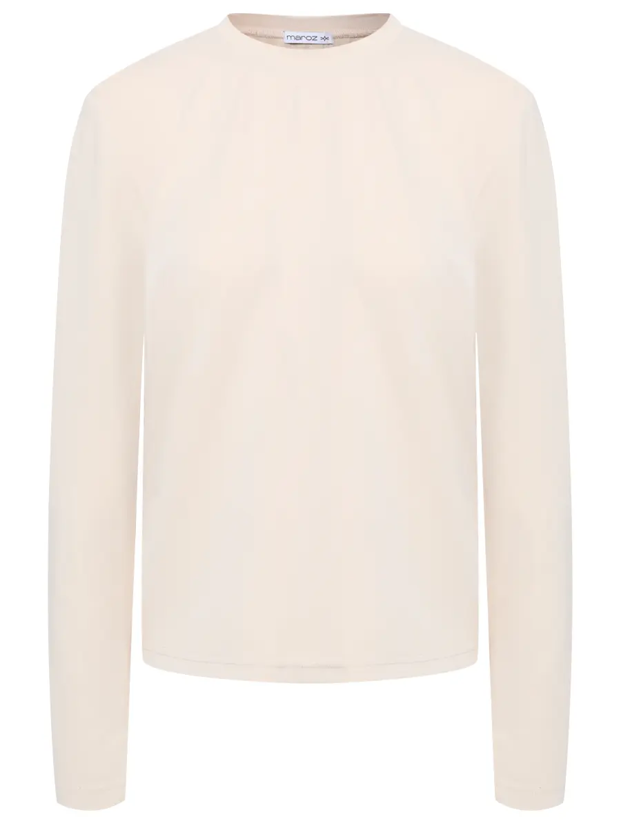 Лонгслив однотонный