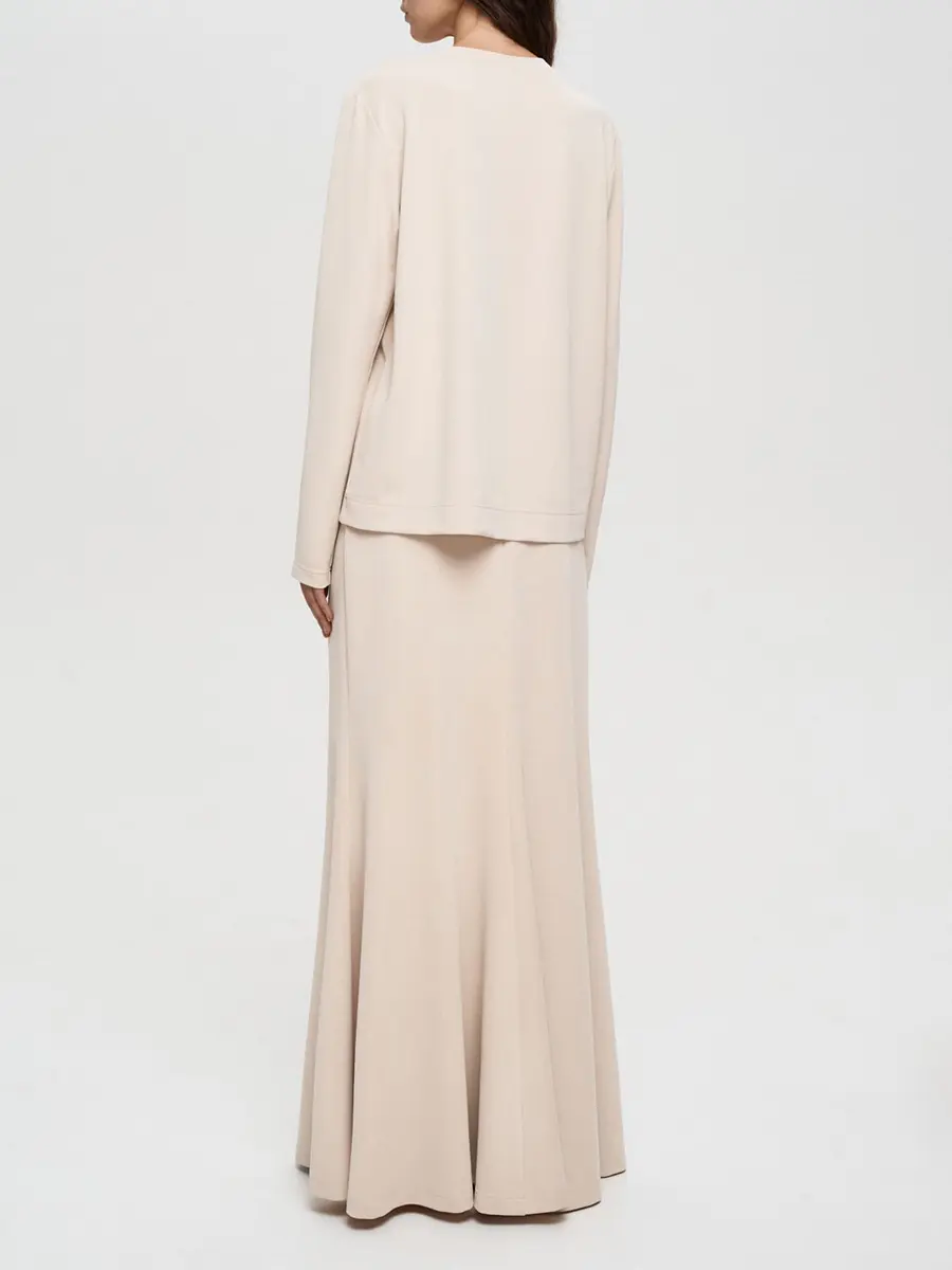 Лонгслив однотонный