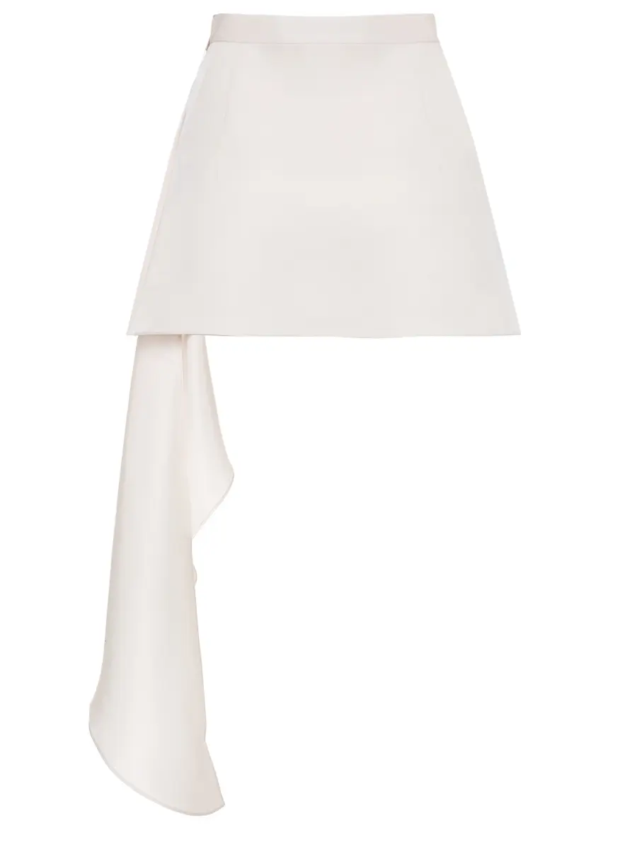 Юбка с ассиметричной баской