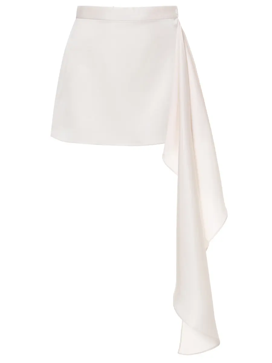 Юбка с ассиметричной баской