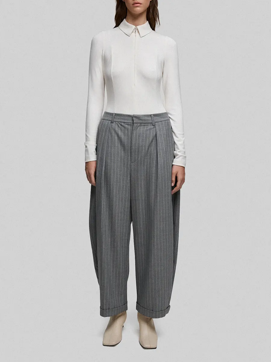 Брюки в полоску