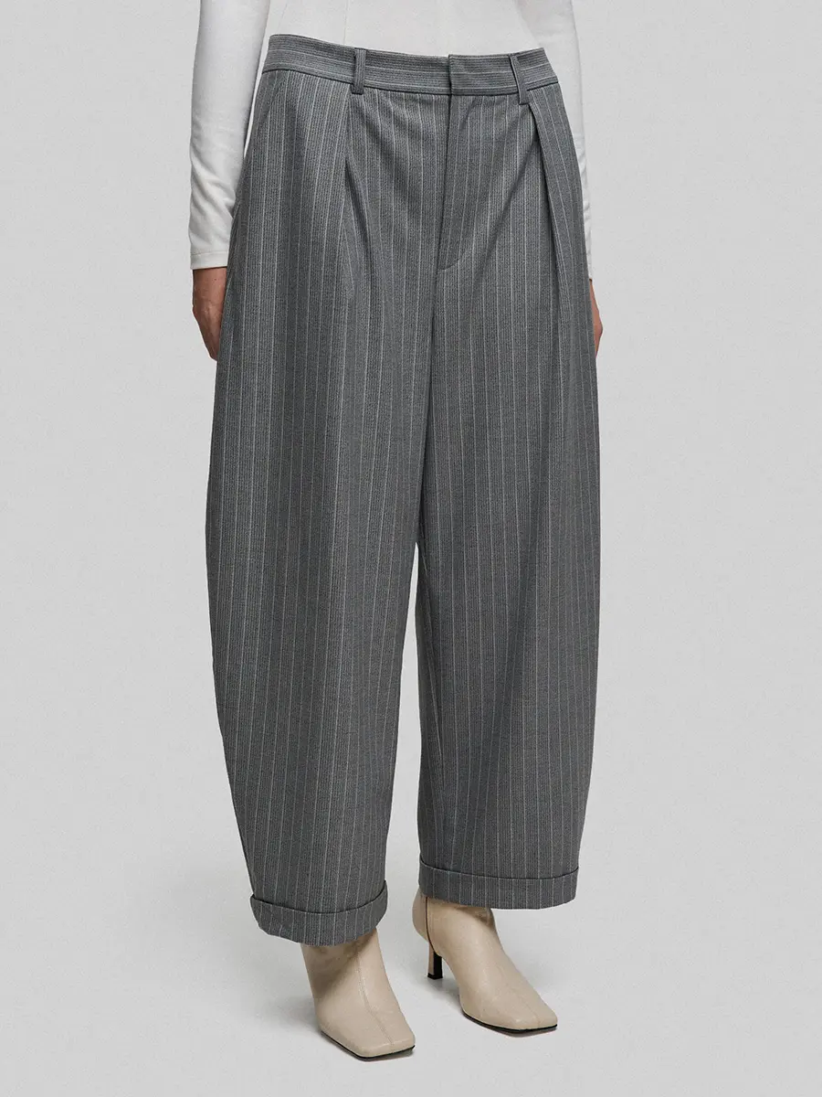 Брюки в полоску