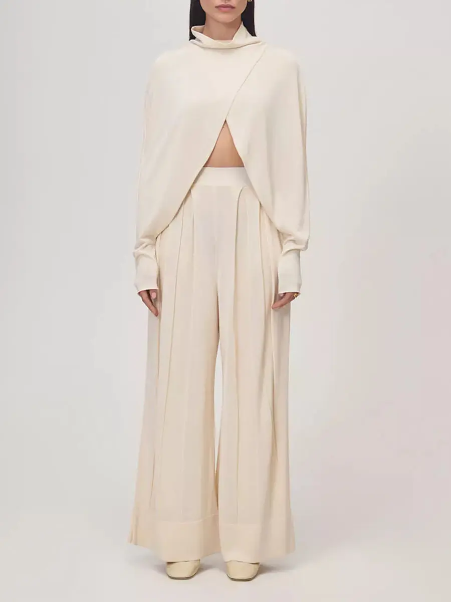 Брюки шелковые