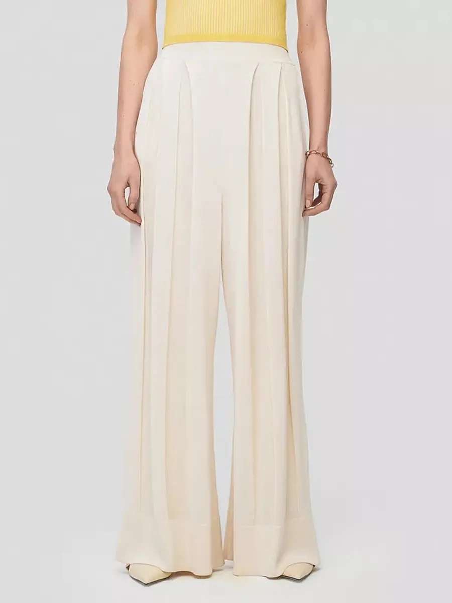 Брюки шелковые