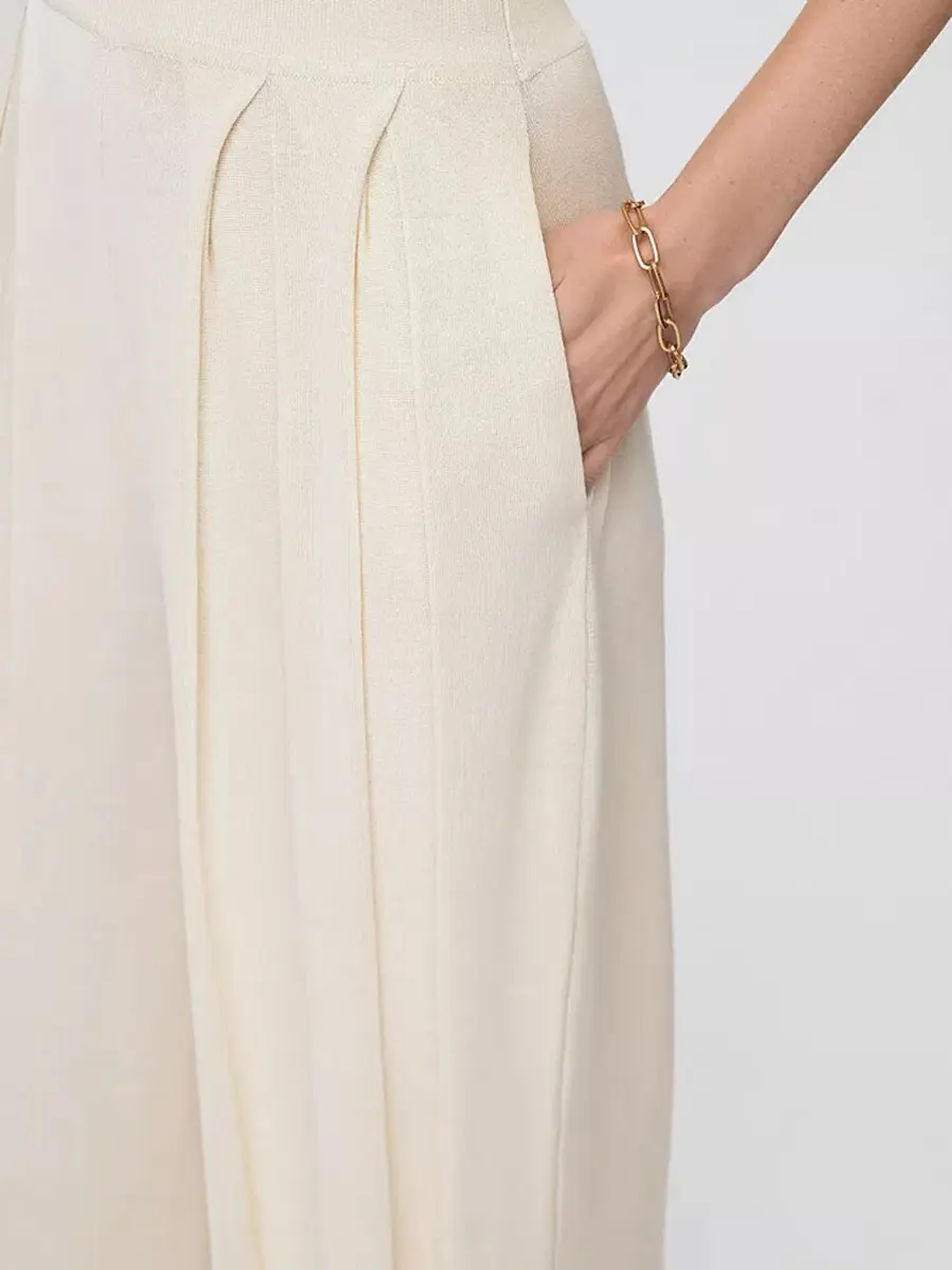 Брюки шелковые