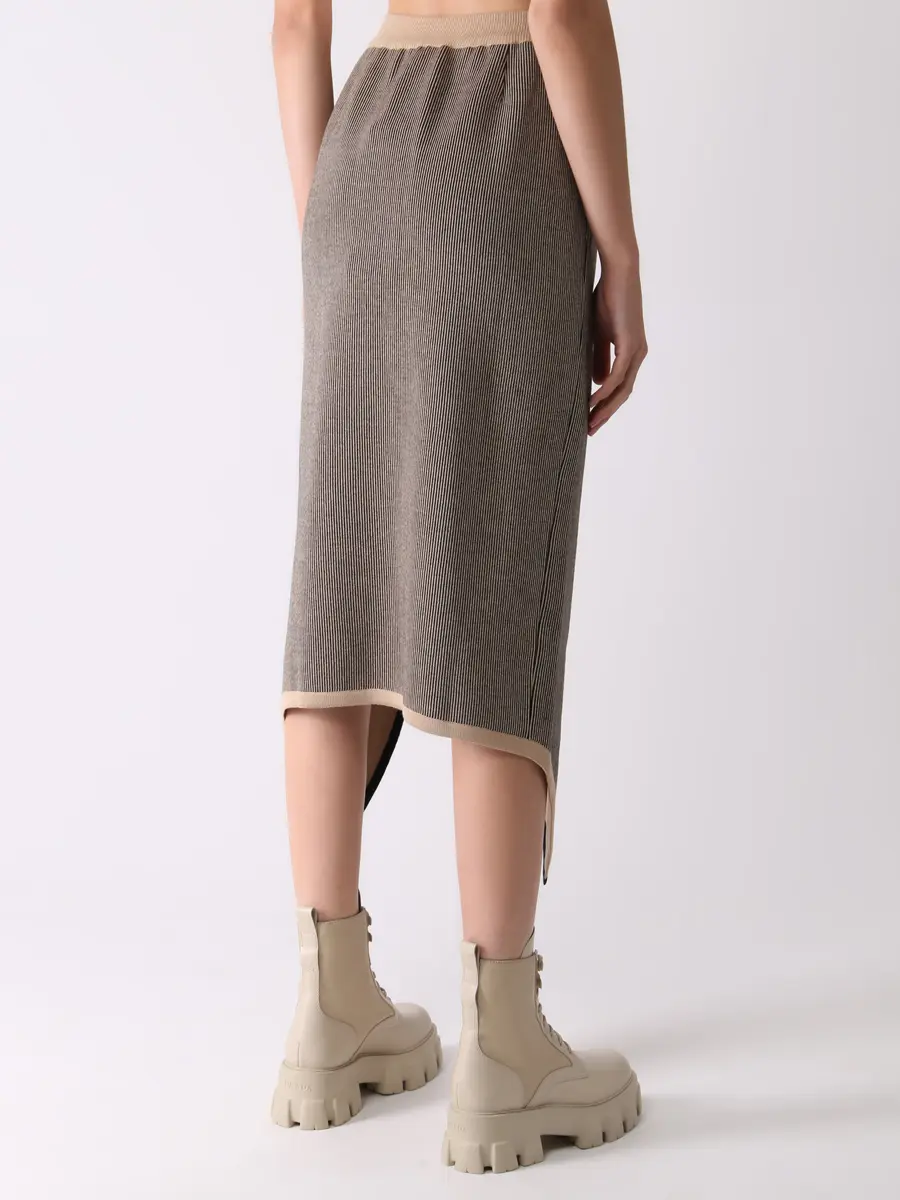 Юбка шелковая