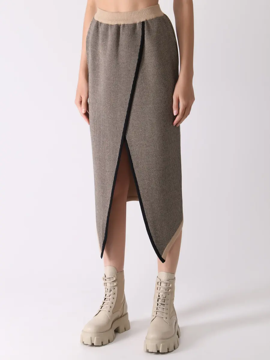 Юбка шелковая