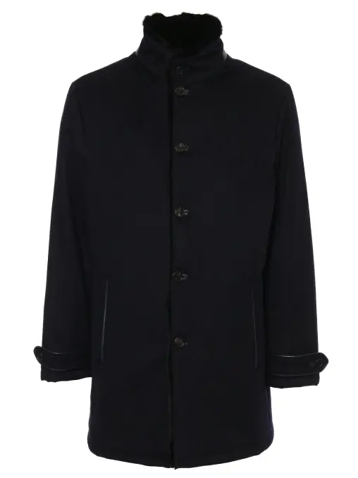 Пальто кашемировое на меху ласки SUIT FACTORY