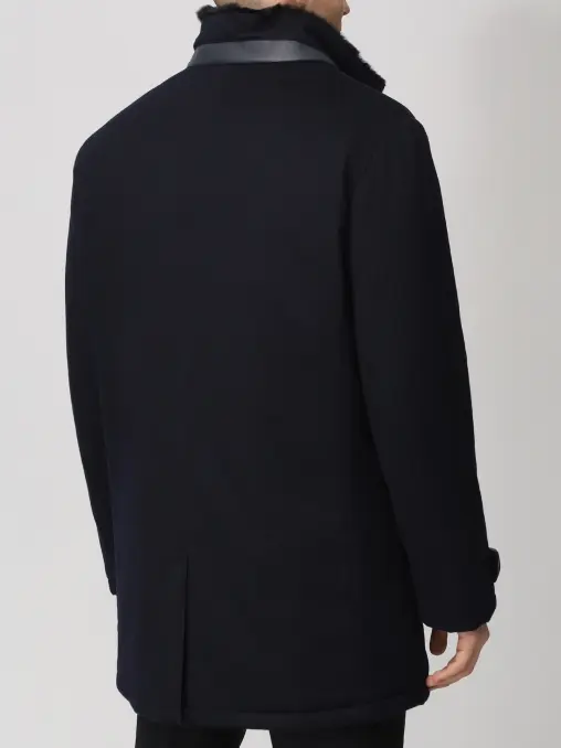 Пальто кашемировое на меху ласки SUIT FACTORY