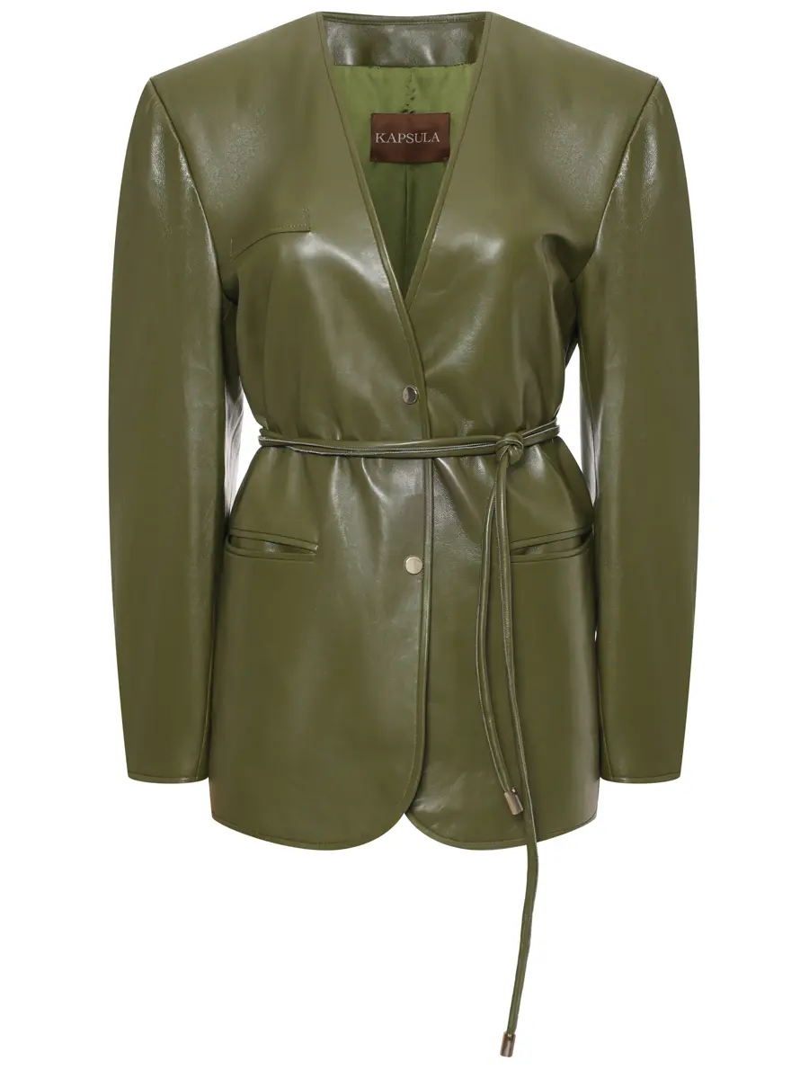 Жакет кожаный