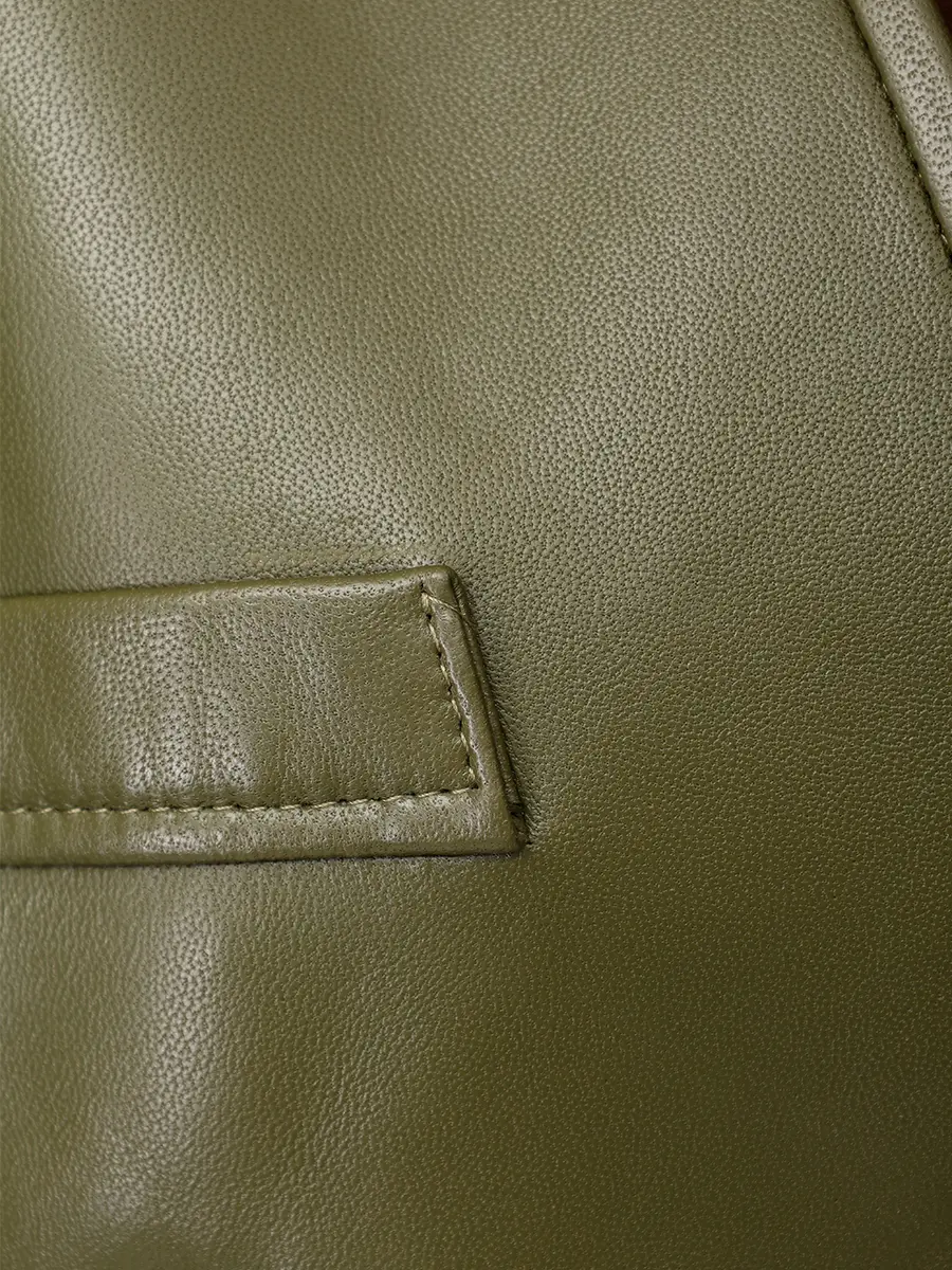 Жакет кожаный