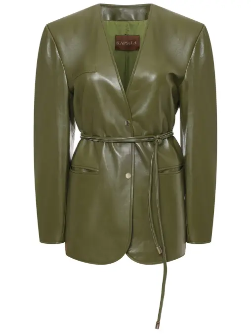 Жакет кожаный KAPSULA