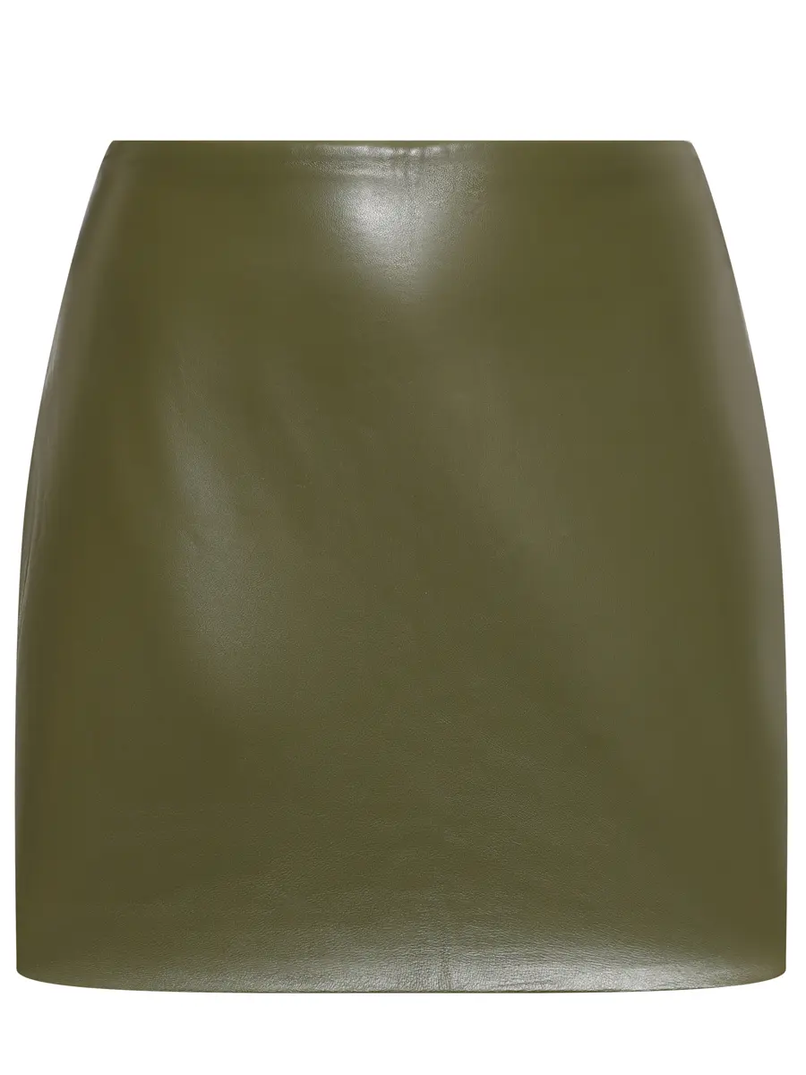 Юбка кожаная