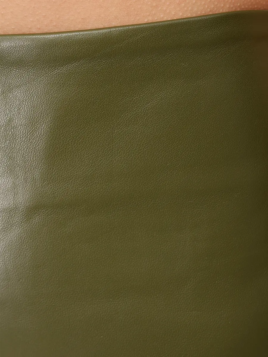 Юбка кожаная