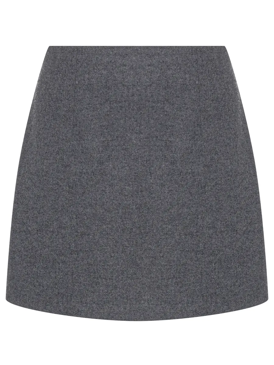 Юбка однотонная