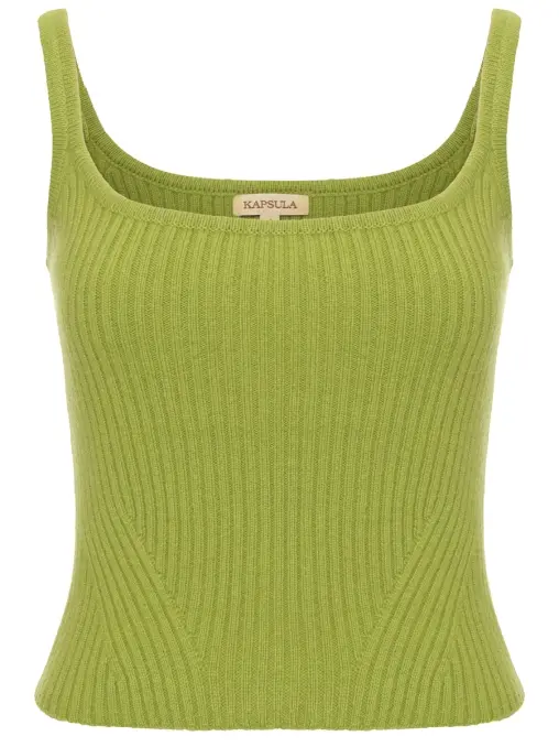 Топ из шерсти и кашемира KAPSULA