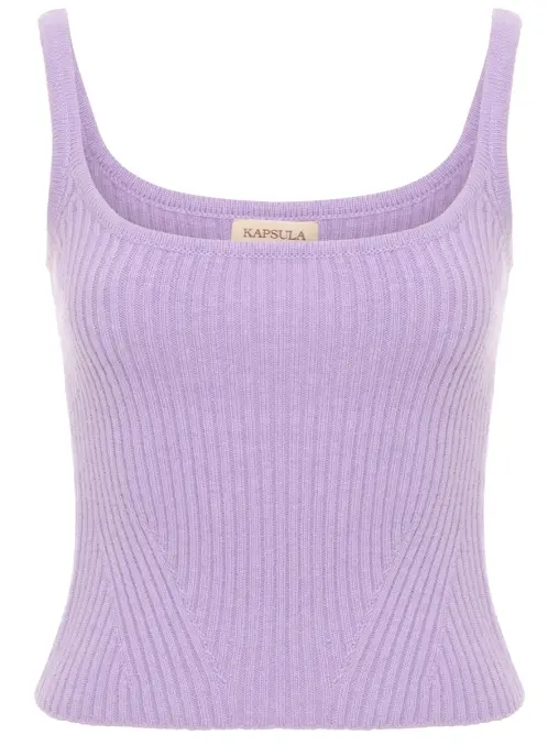 Топ из шерсти и кашемира KAPSULA