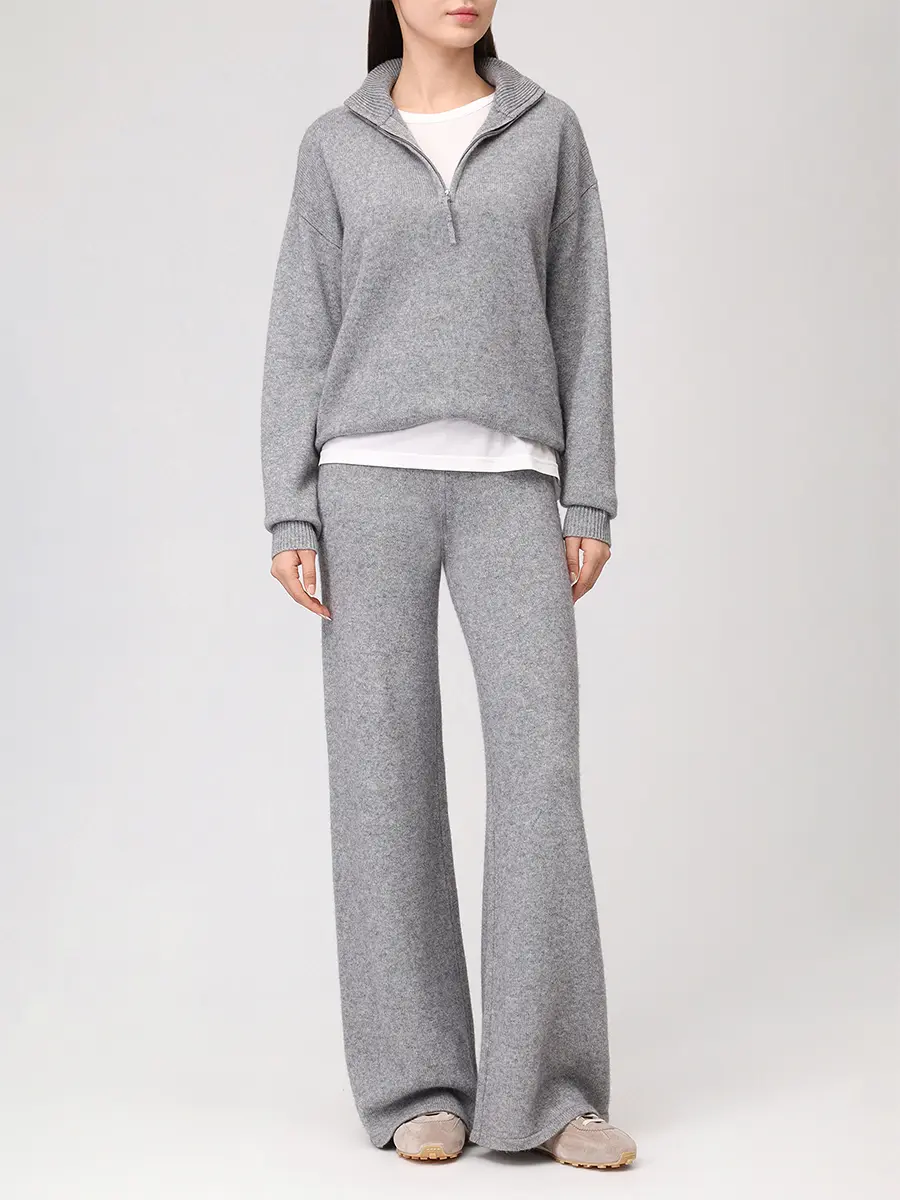 Брюки из кашемира и шерсти