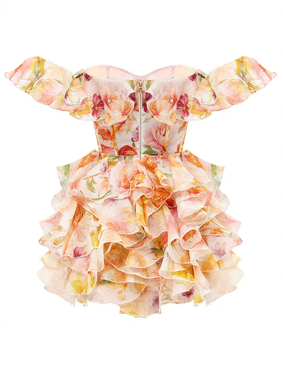 Платье VIOLA с принтом