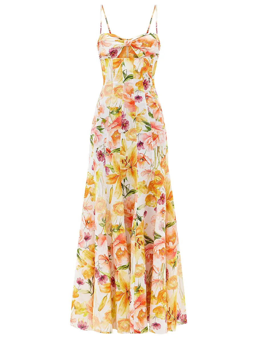 Платье ORANGE CLAIR льняное