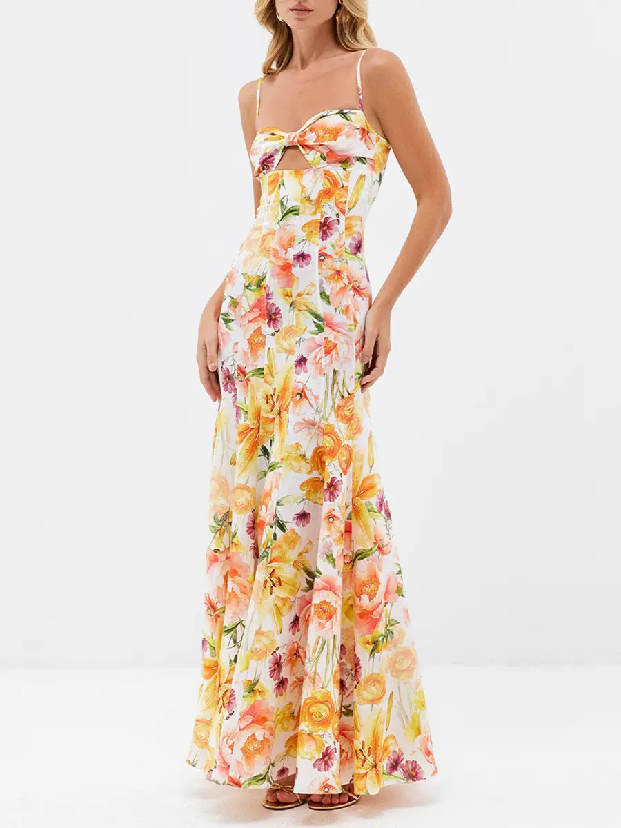 Платье ORANGE CLAIR льняное