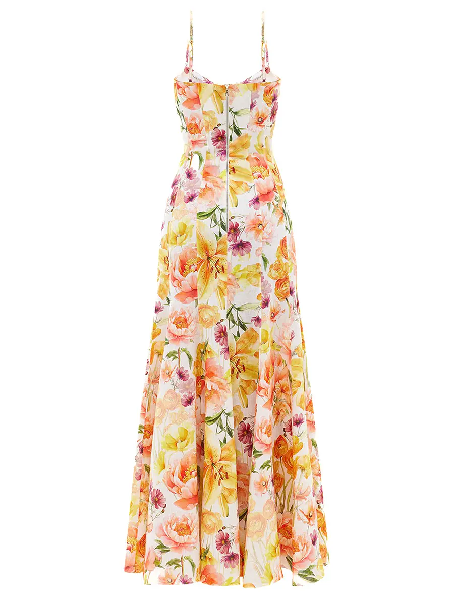 Платье ORANGE CLAIR льняное