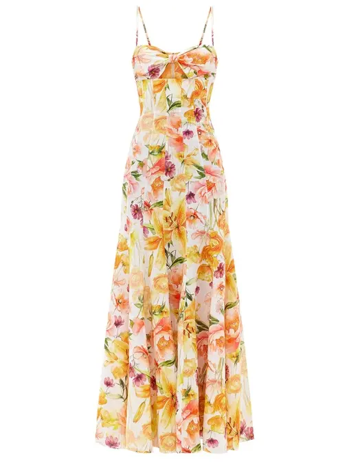 Платье ORANGE CLAIR льняное YVON