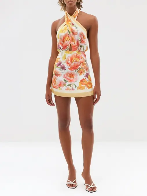 Платье HELICONIA шелковое YVON