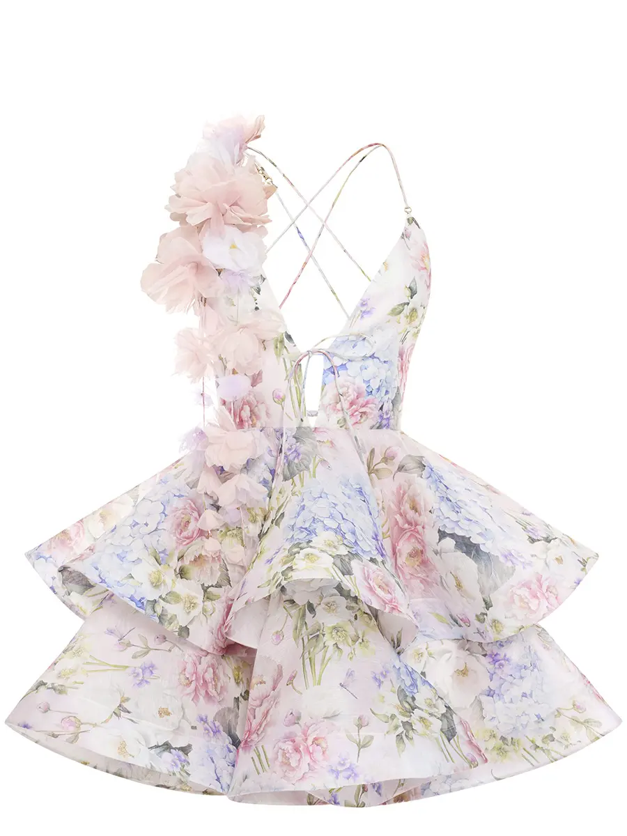 Платье ANEMONE DU JAPON с принтом