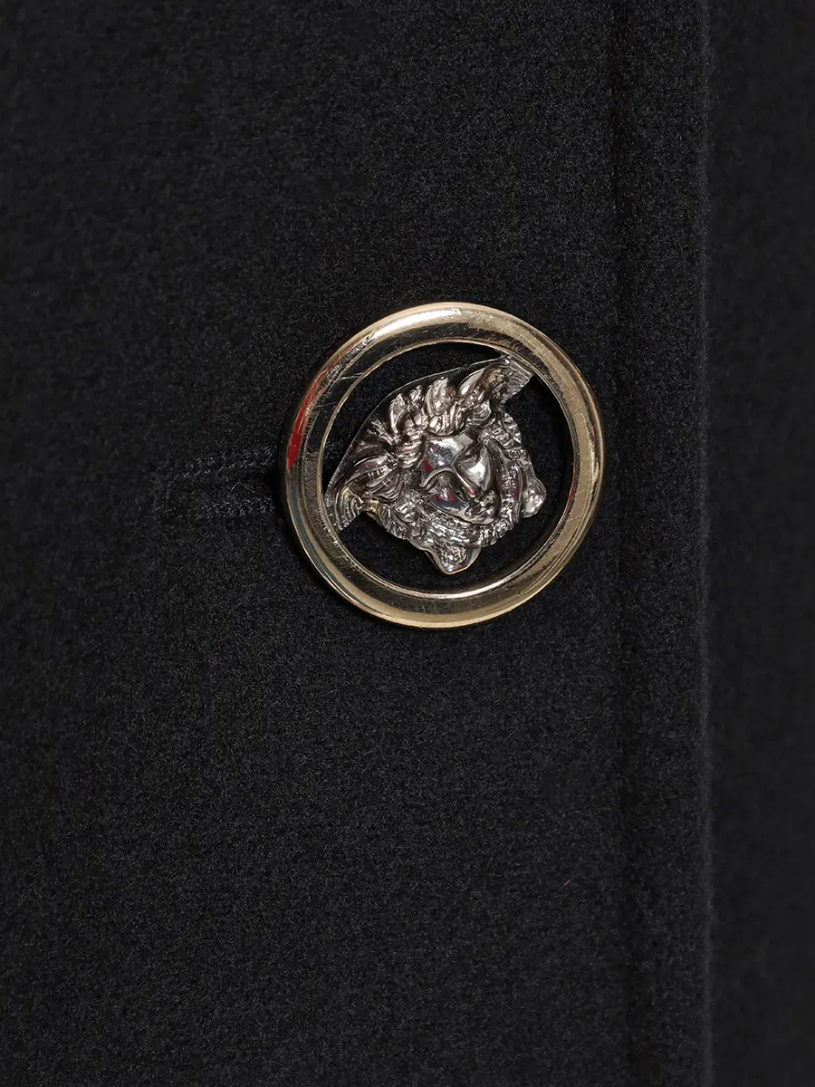 Пальто комбинированное