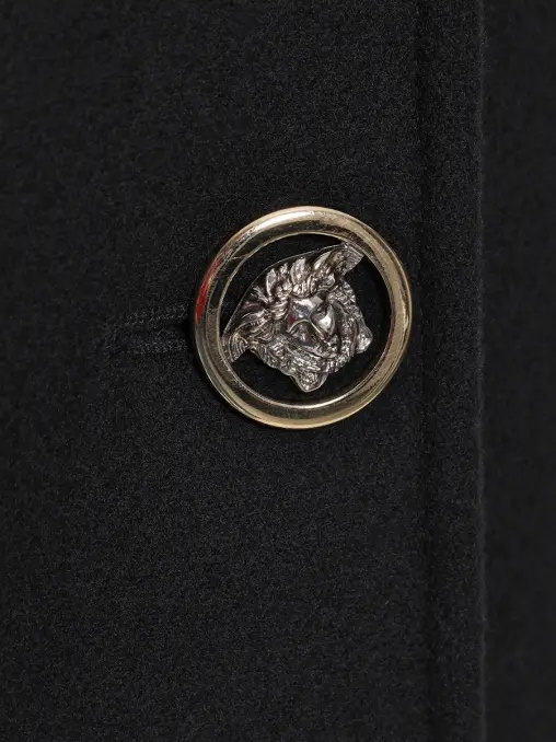 Пальто комбинированное VERSACE