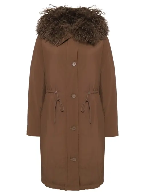 Пуховик однотонный YVES SALOMON