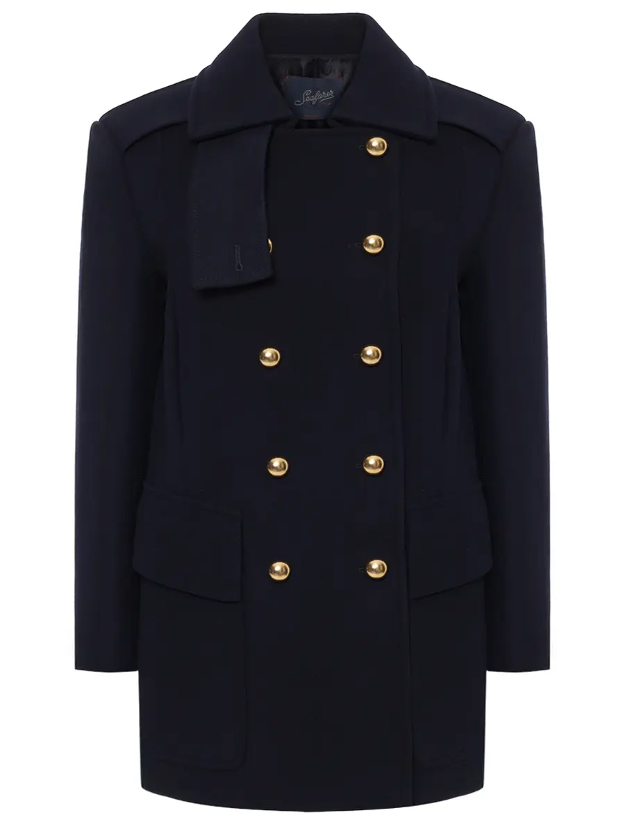 Пальто шерстяное