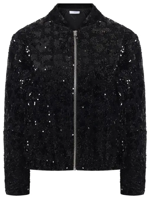 Бомбер с отделкой  пайетками IRO