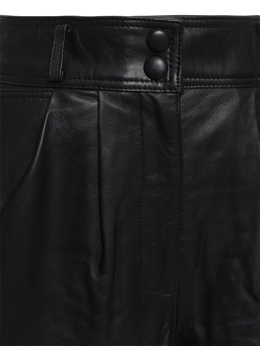 Шорты кожаные