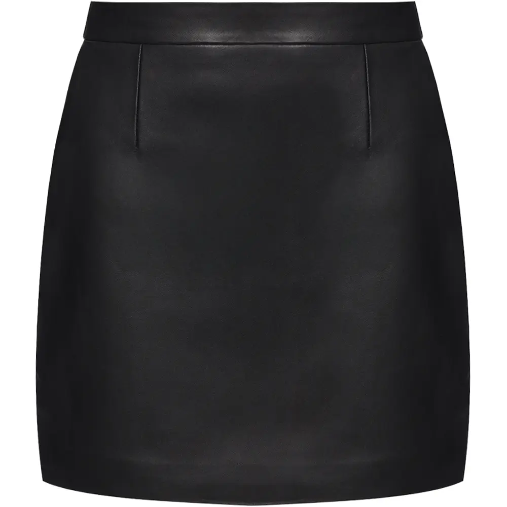 Юбка кожаная