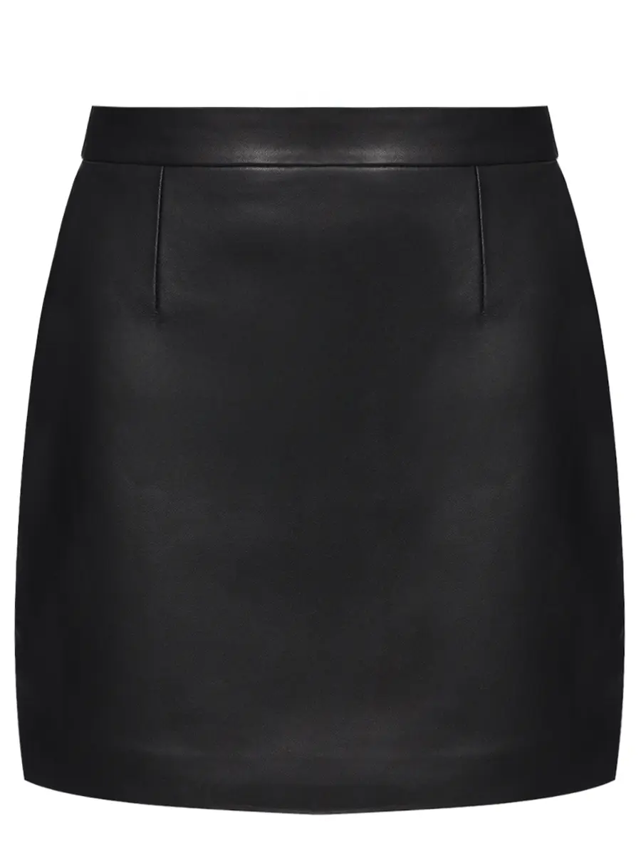 Юбка кожаная