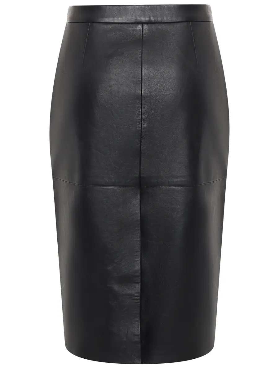 Юбка кожаная