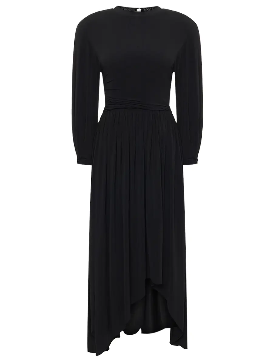 Платье однотонное