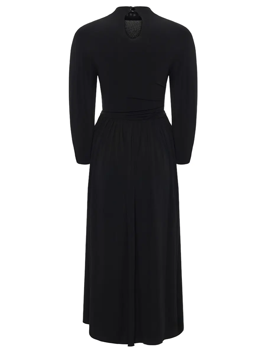 Платье однотонное