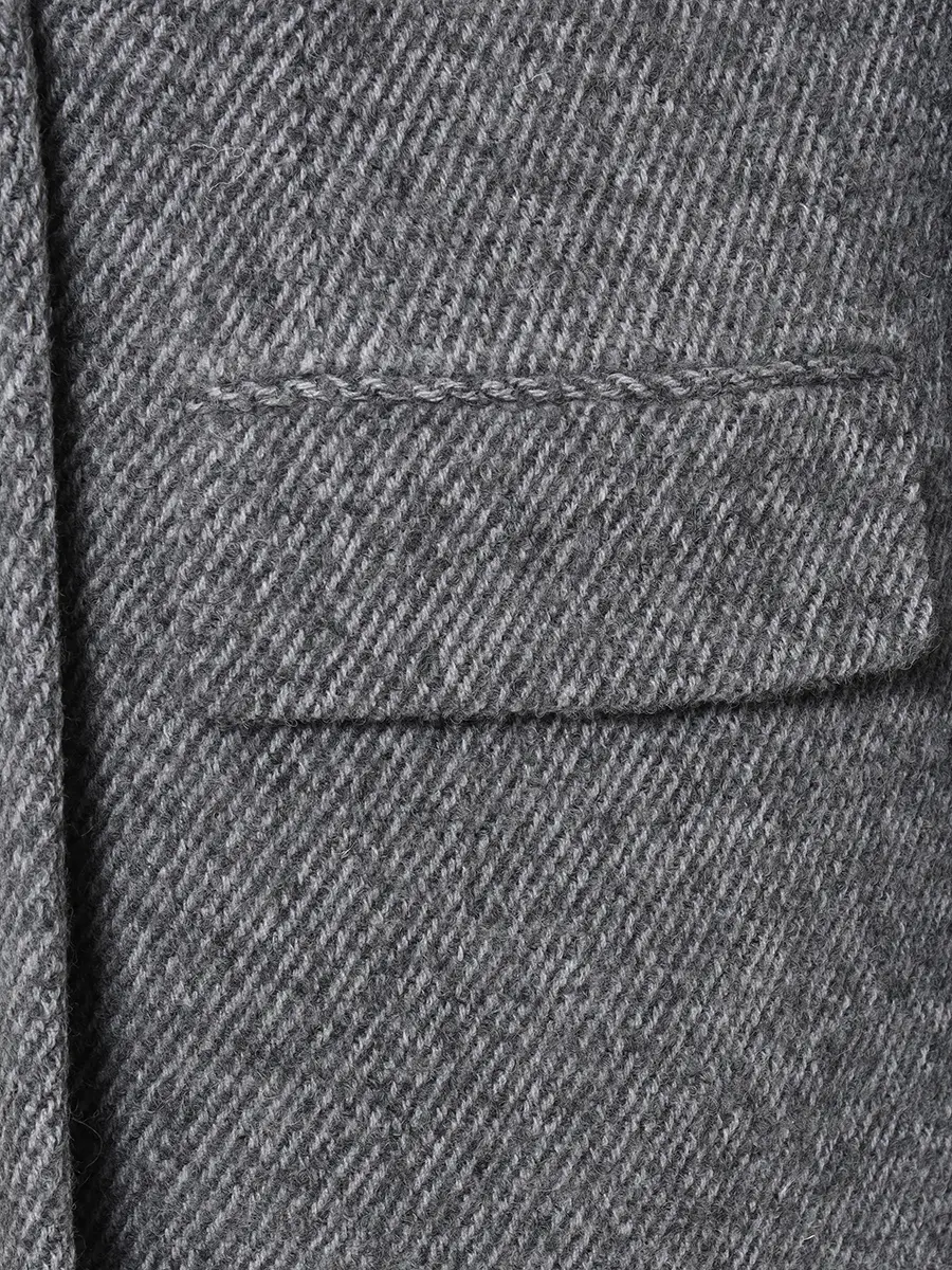 Пальто однотонное