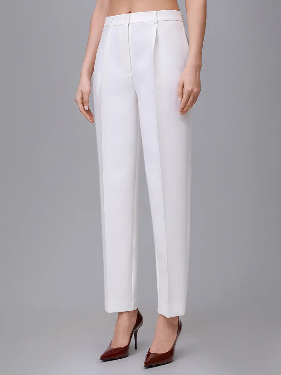 Брюки однотонные