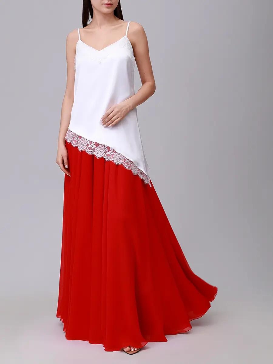 Топ с кружевом